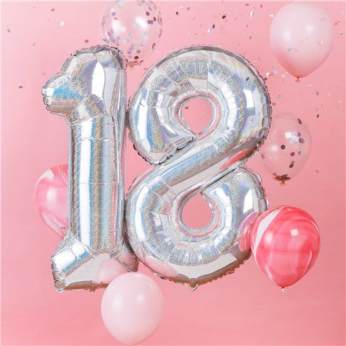 18e verjaardag ballonenbundel